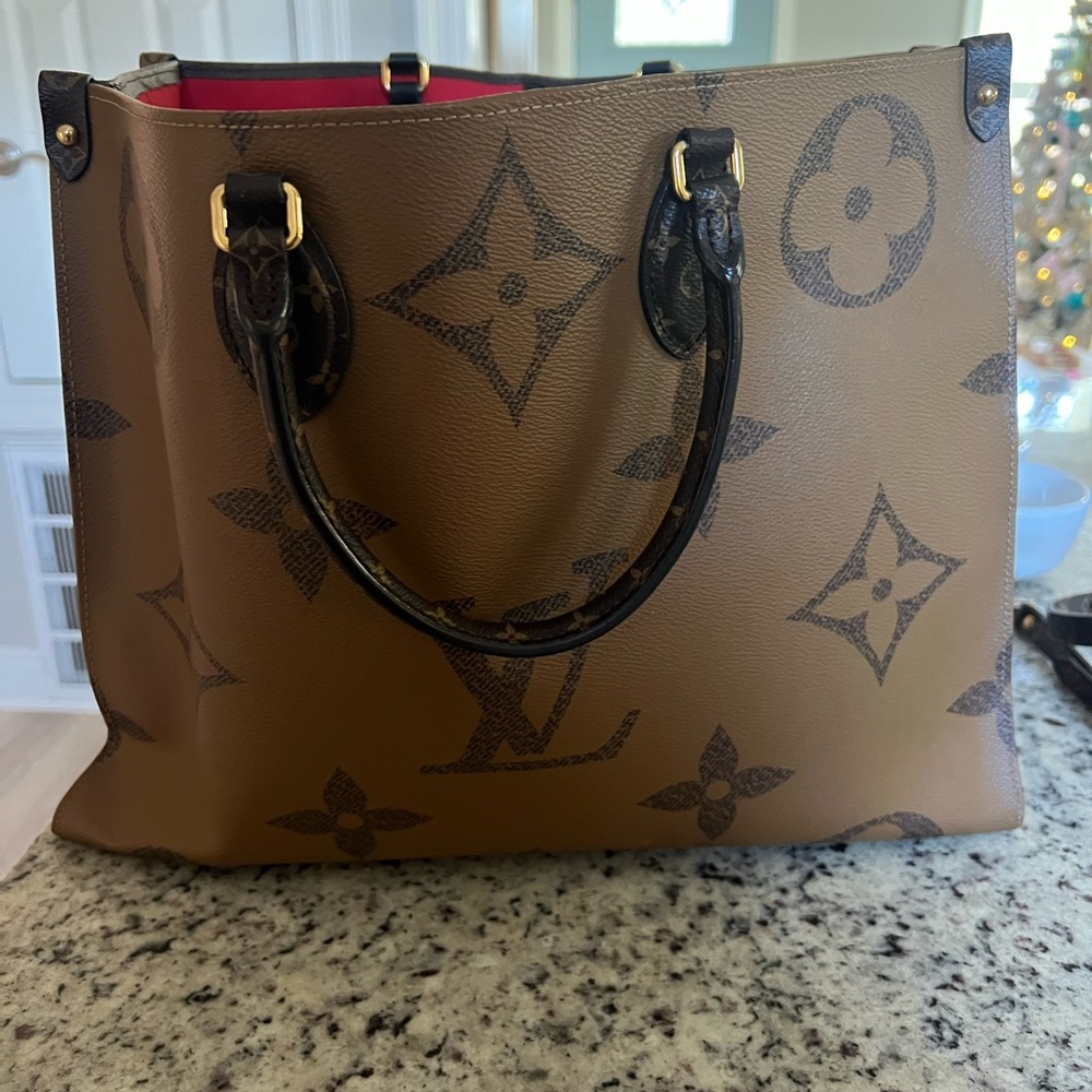 Louis Vuitton Brown Monogram Tote Bag